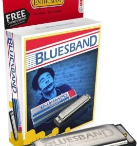 HOHNER BLUESBAND M55901XS (SILVER) MOUTH ORGAN